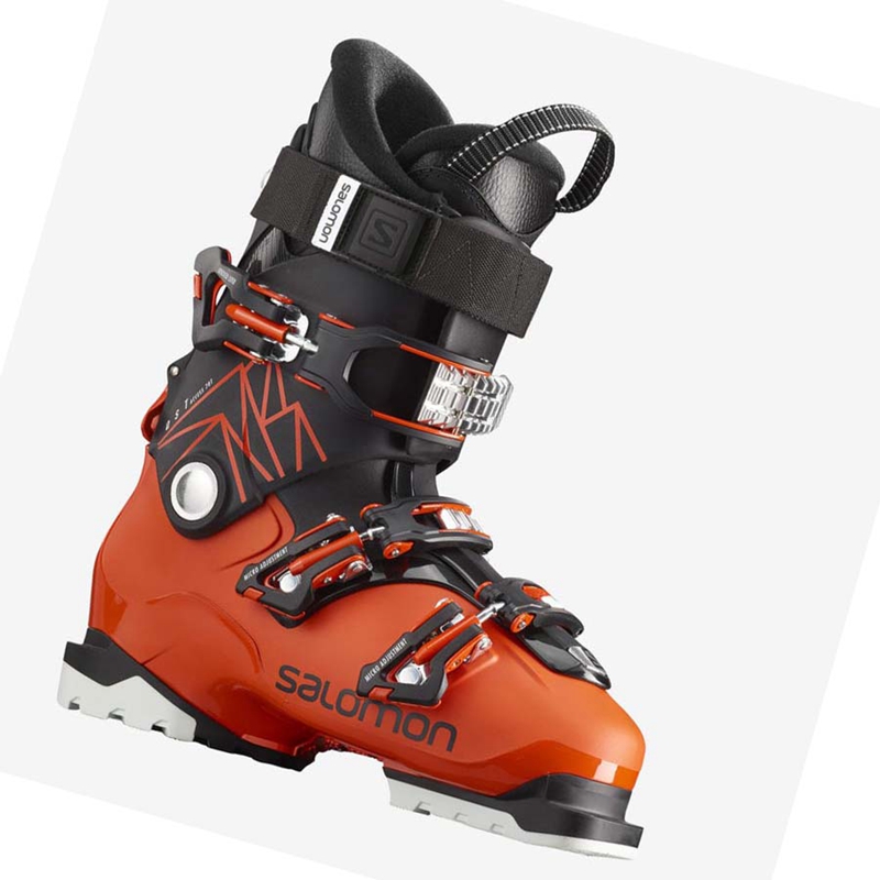 Kids\' Salomon QST ACCESS 70 T Ski Boots Orange / Black | 79042-ZIFU