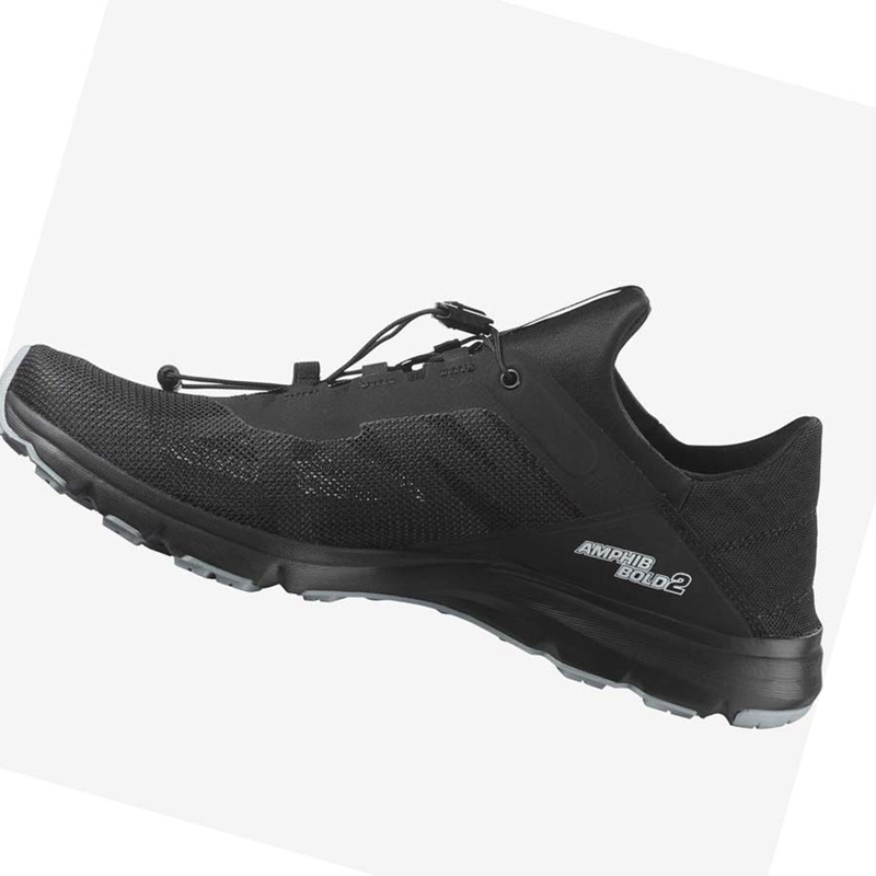 Men's Salomon AMPHIB BOLD 2 Water Shoes Black | 49380-GEBL