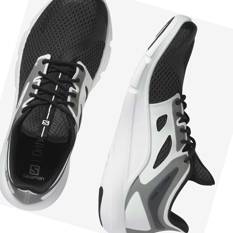 Men's Salomon PREDICT MOD Running Shoes Black / White | 51926-OIJP