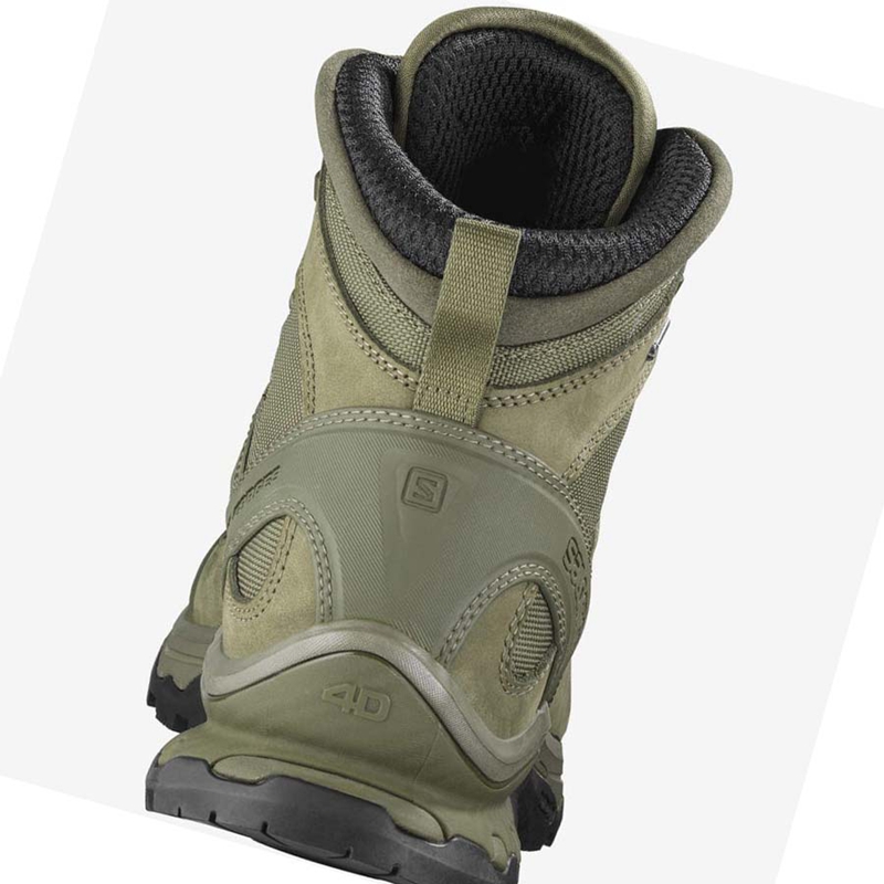 Men's Salomon QUEST 4D FORCES 2 EN Boots Green | 51206-MGPI