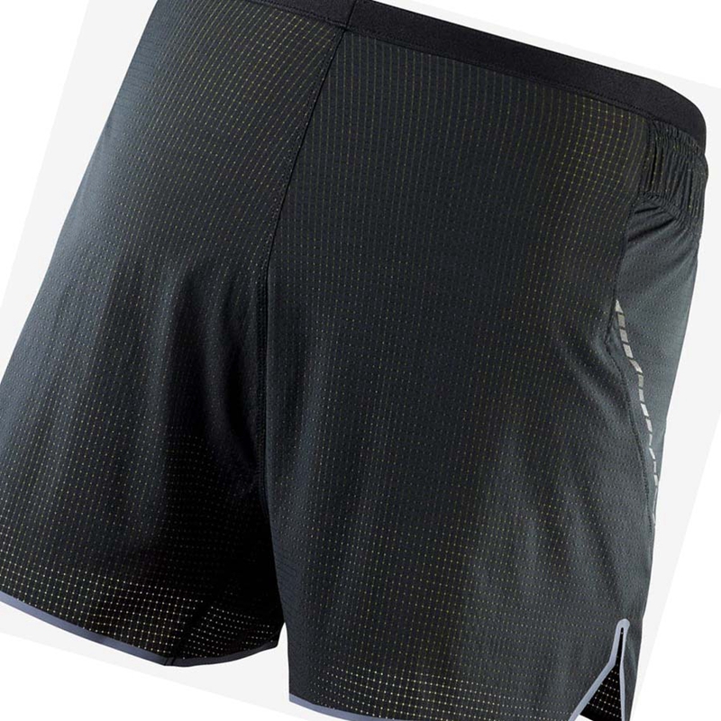 Men's Salomon SENSE AERO 3'' Shorts Black | 47901-RFLE