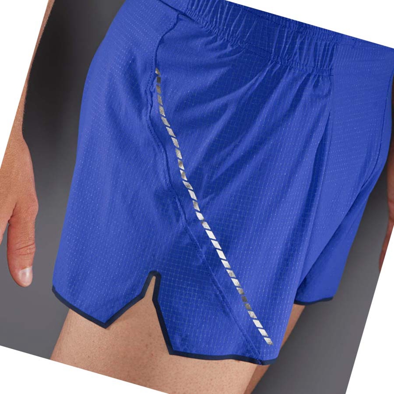 Men's Salomon SENSE AERO 3'' Shorts Blue | 29751-UZNX