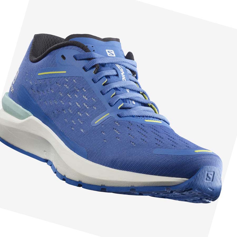 Men's Salomon SONIC 4 Balance Running Shoes Blue | 14268-DQPM