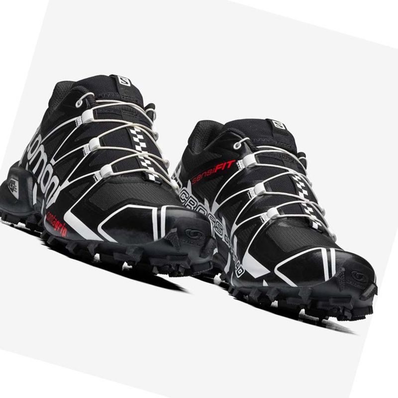 Men's Salomon SPEEDCROSS OFFROAD Sneakers Black | 15086-IAXG