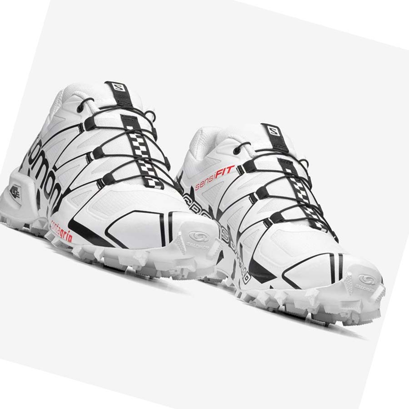 Men's Salomon SPEEDCROSS OFFROAD Sneakers White | 74856-NCLJ