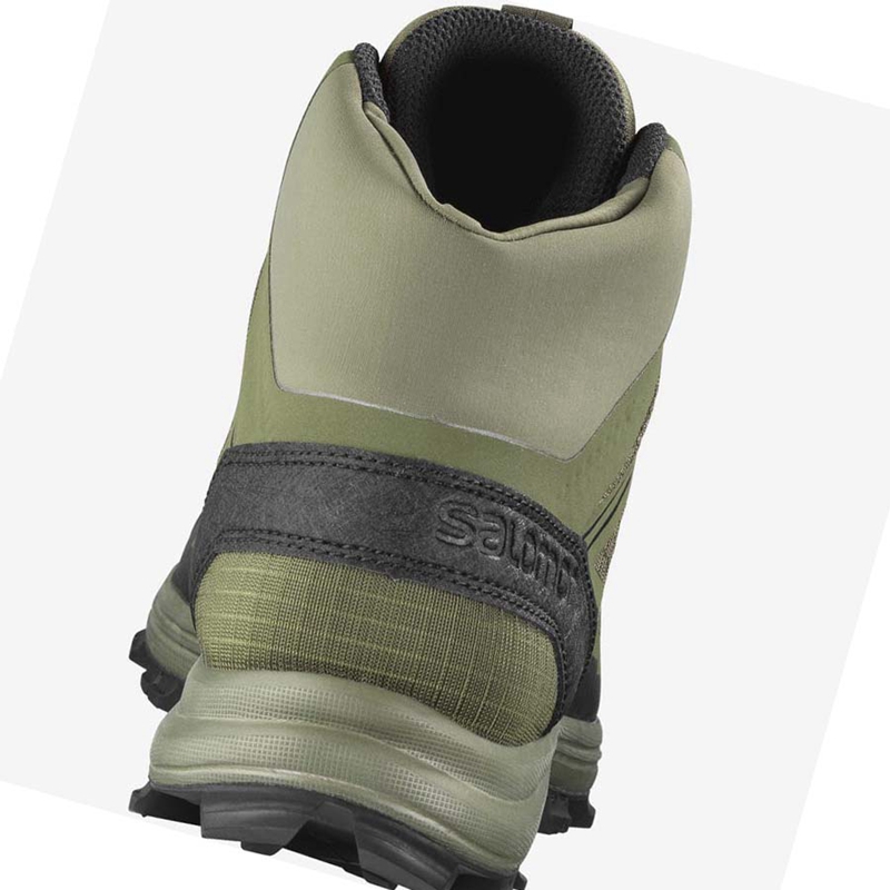 Men's Salomon SPEED ASSAULT FORCES Boots Olive | 42380-OEIG