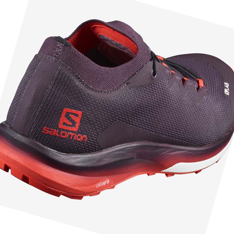 Men's Salomon S/LAB ULTRA 3 Trail Running Shoes Purple | 01695-GOYN