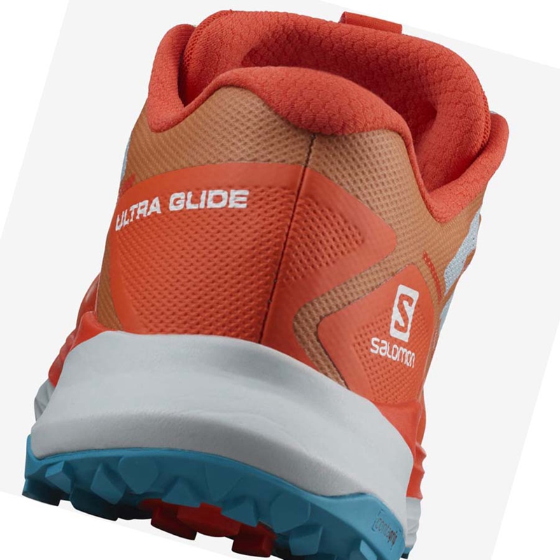 Men's Salomon ULTRA GLIDE Trail Running Shoes Orange | 71234-AWJM