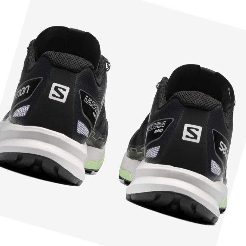 Men's Salomon ULTRA RAID Sneakers Black / Mint | 97258-RZTW