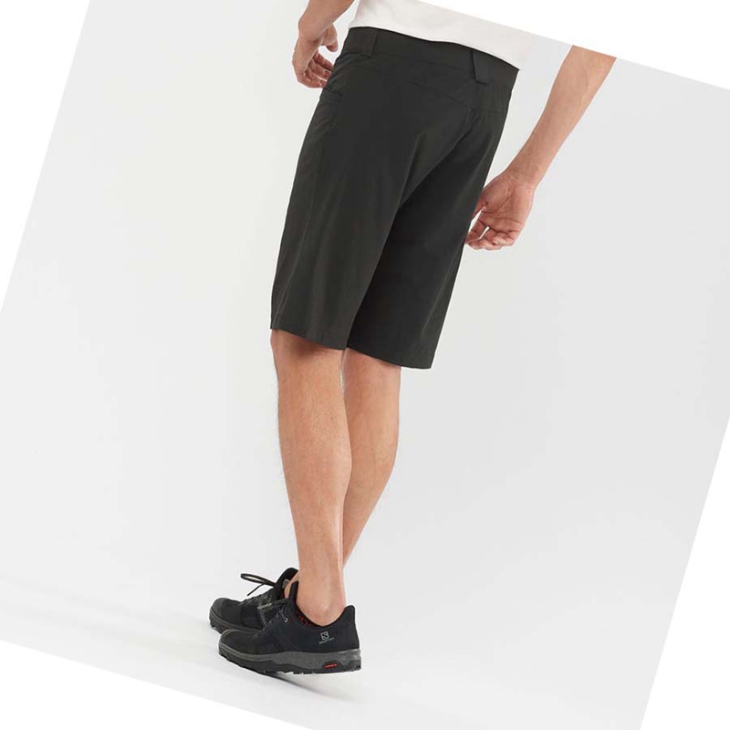 Men's Salomon WAYFARER Shorts Black | 91058-JCZR