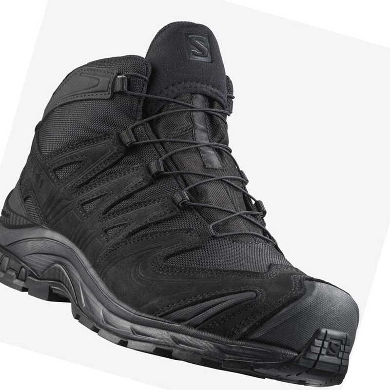 Men's Salomon XA FORCES MID GORE-TEX EN Boots Black | 16480-OHEK