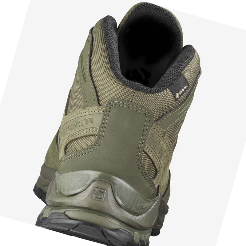 Men's Salomon XA FORCES MID GORE-TEX EN Boots Olive | 41876-AZMU