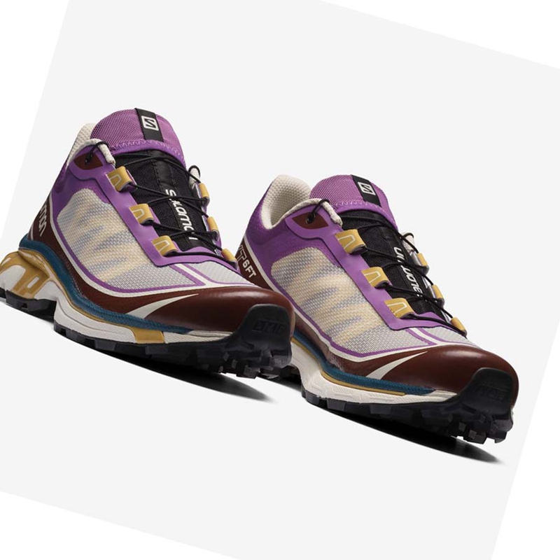 Men's Salomon XT-6 FT Sneakers Purple / Chocolate | 90731-VBNE