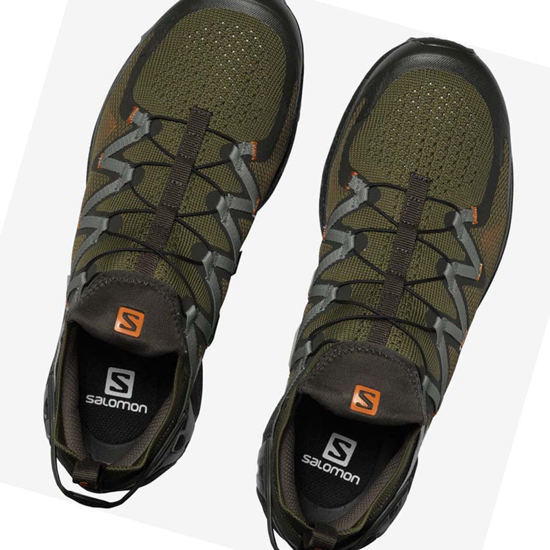 Men's Salomon XT-RUSH Sneakers Olive | 26145-RFIK