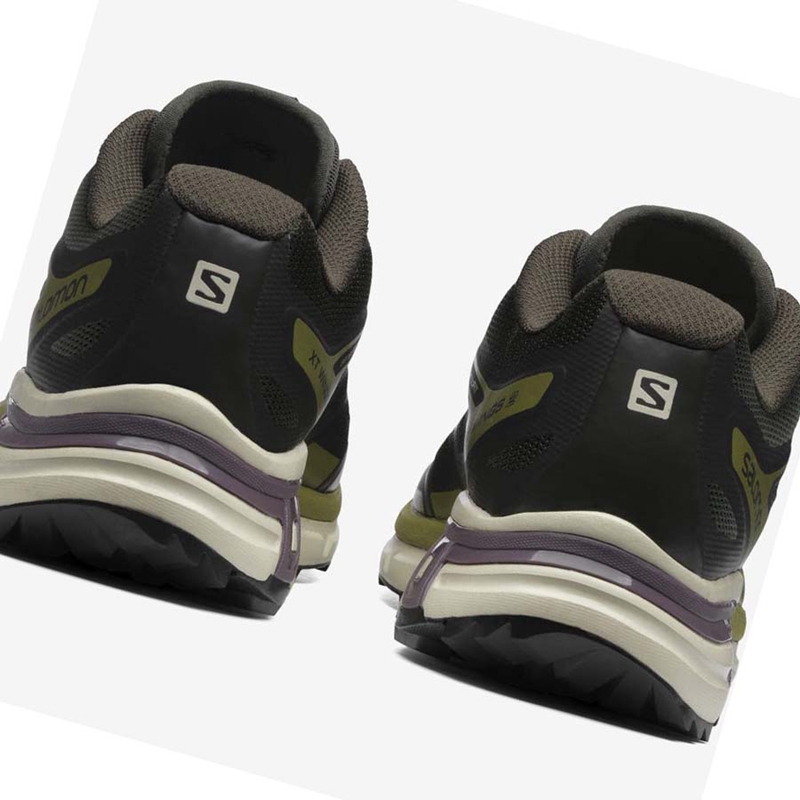 Men's Salomon XT-WINGS 2 Sneakers Black / Olive | 75023-BPAN