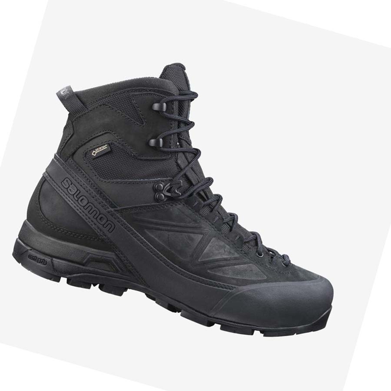 Men\'s Salomon X ALP GORE-TEX FORCES Boots Black | 23709-KSGO