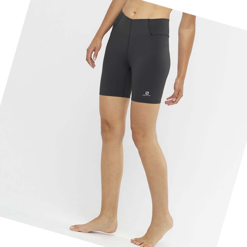 Women's Salomon CROSS MULTI 7'' Shorts Black | 25761-FMCU