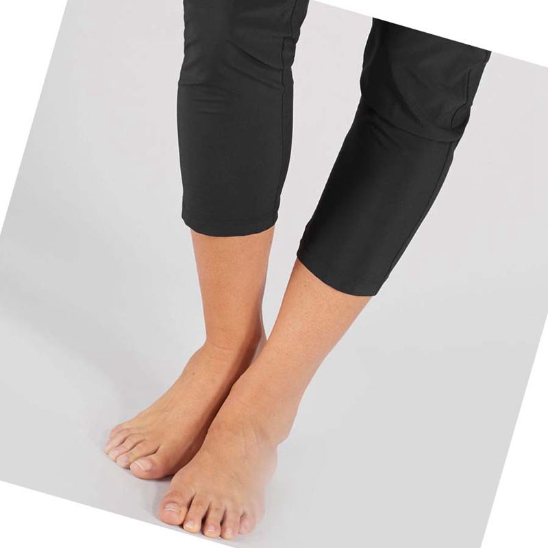 Women's Salomon ESSENTIAL LIGHT Pants Black | 32014-ZTNH