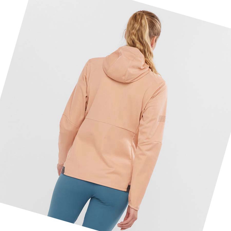 Women's Salomon GORE TEX INFINIUM™ WINDSTOPPER® Jackets Pink | 97183-PXUR