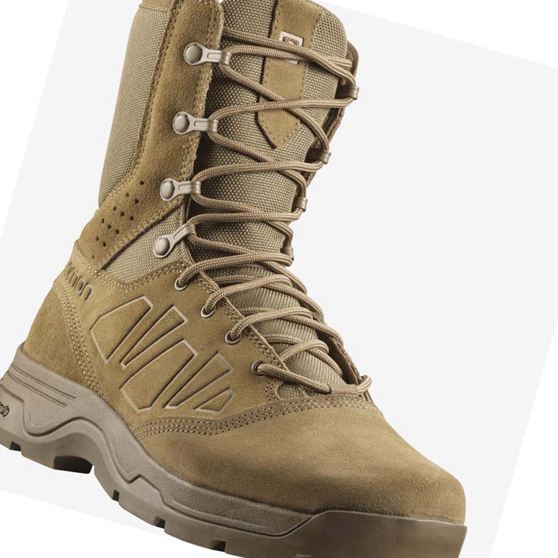 Women's Salomon GUARDIAN FORCES Boots Brown | 57983-HVPO