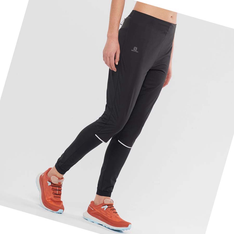 Women's Salomon LIGHT SHELL Pants Black | 57940-DCQI