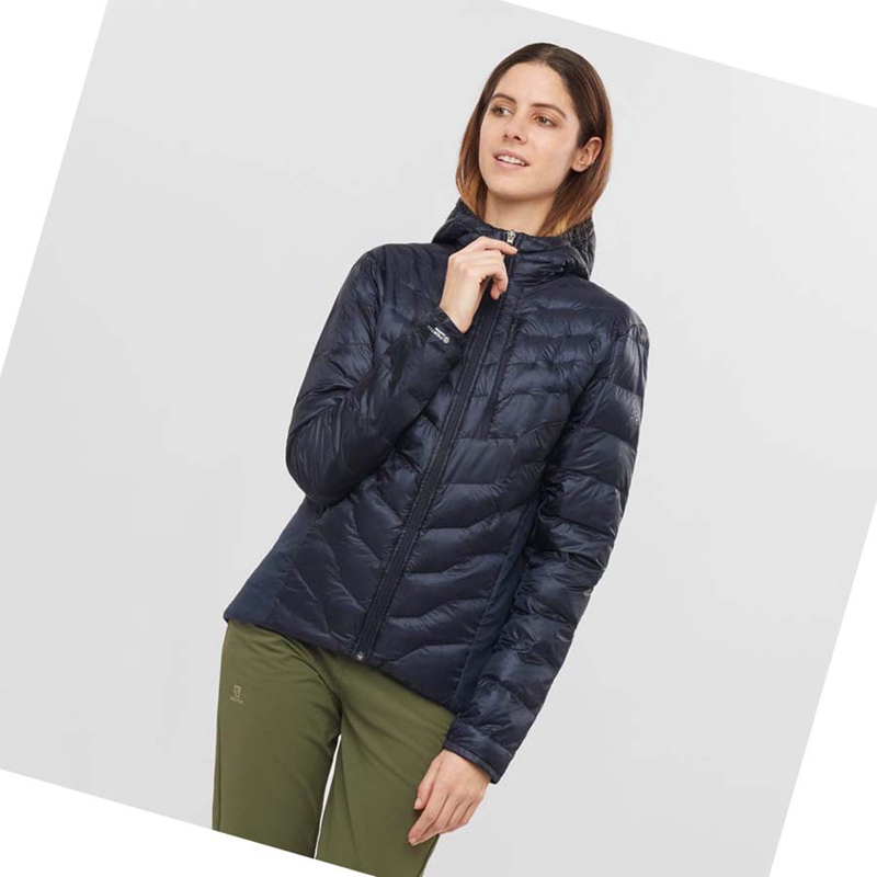 Women's Salomon OUTPEAK PRIMALOFT INSULATED Jackets Blue | 26908-XPIH