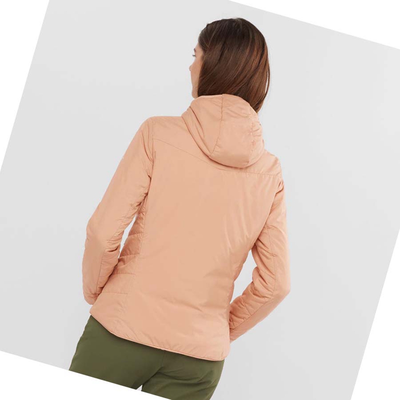 Women's Salomon OUTRACK INSULATED Jackets Pink | 13602-MPEW