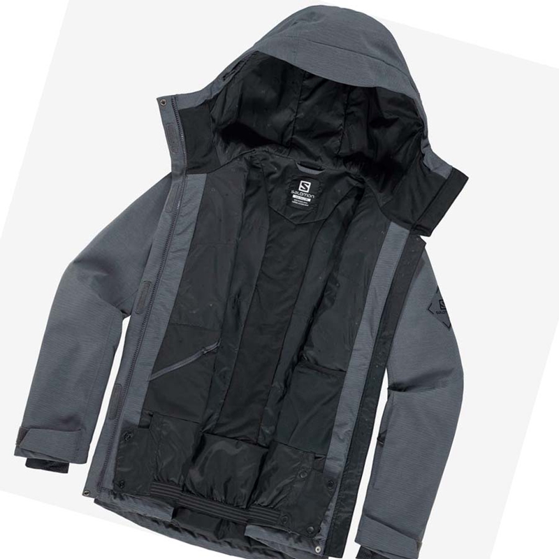 Women's Salomon PROOF LIGHT Ski Jackets Black | 87513-FUSR