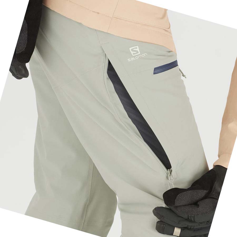 Women's Salomon PROOF LIGHT Ski Pants Beige | 35681-FPCU