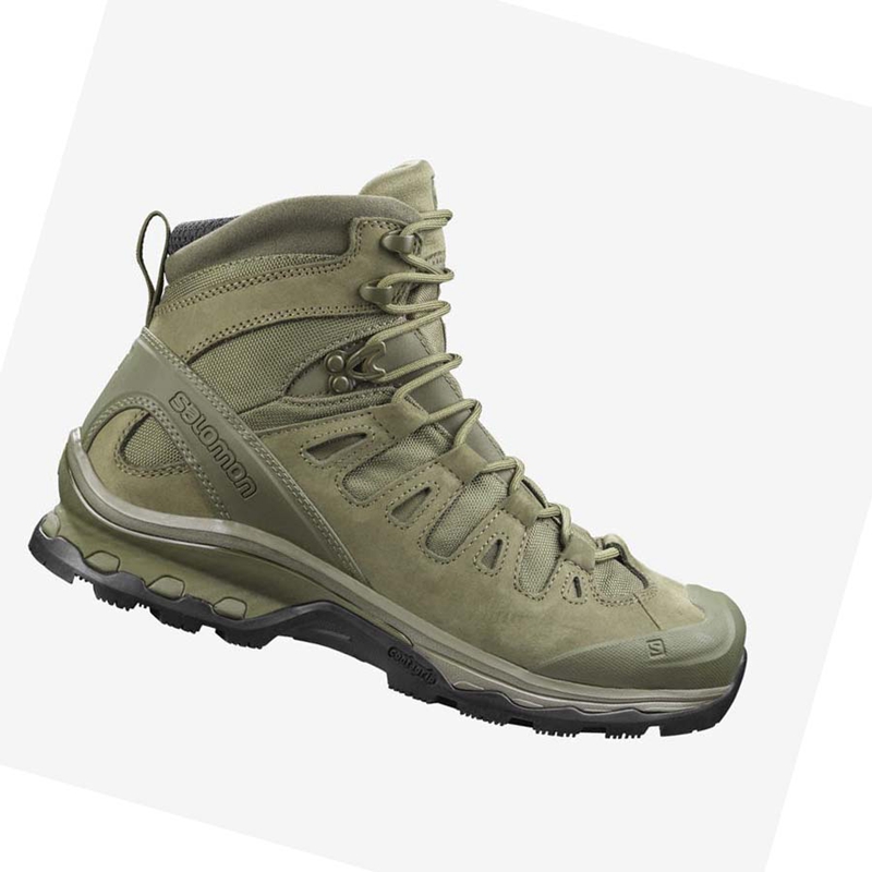 Women\'s Salomon QUEST 4D FORCES 2 EN Boots Green | 64357-HQVT