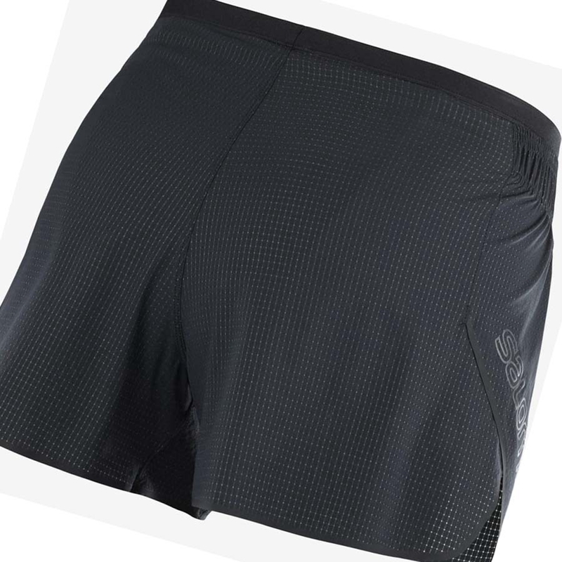 Women's Salomon SENSE AERO 3'' Shorts Black | 01942-PQJH