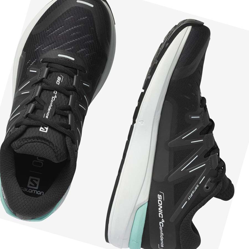 Women's Salomon SONIC 4 Running Shoes Black | 12948-NTXB