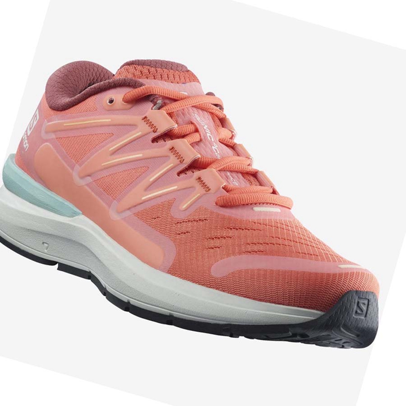 Women's Salomon SONIC 4 Running Shoes Pink | 28369-UKNS