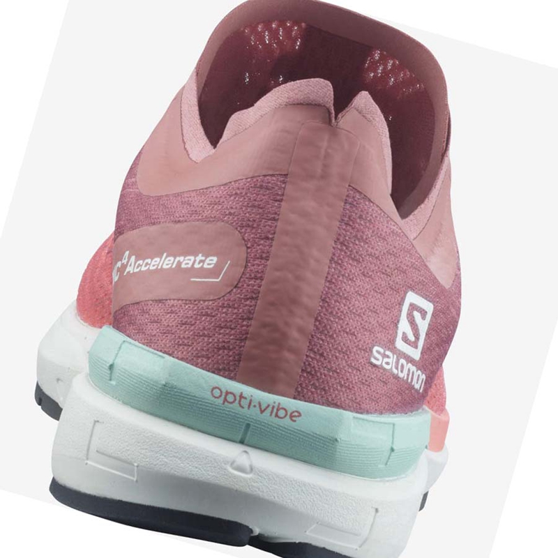 Women's Salomon SONIC 4 Running Shoes Pink | 72835-OMUJ