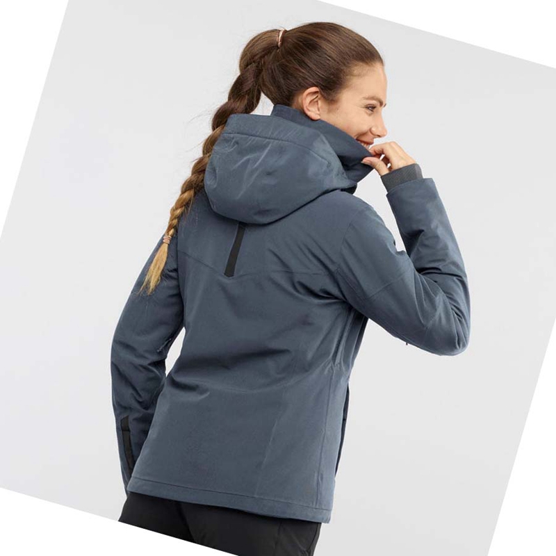 Women's Salomon SPEED INSULATED Jackets Silver | 70194-TORP