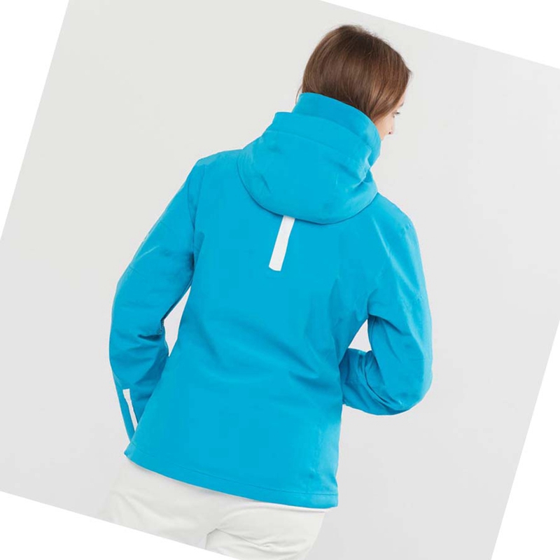 Women's Salomon SPEED INSULATED Jackets Blue | 83967-UMCL