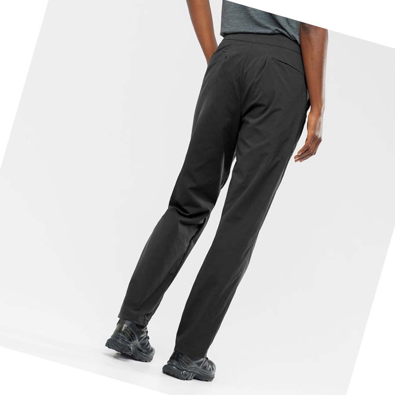 Women's Salomon WAYFARER CITY Pants Black | 21046-UXTF