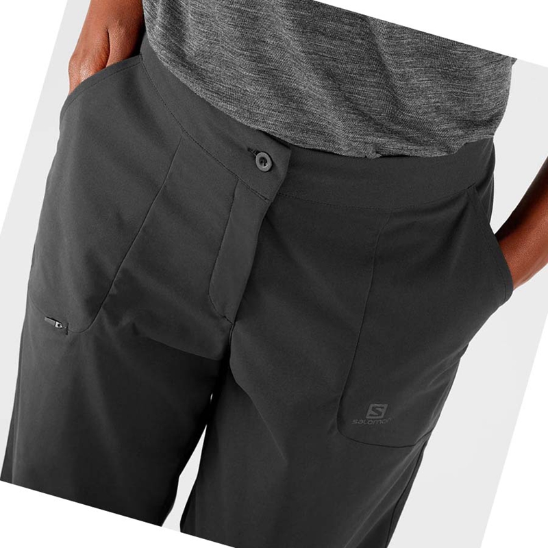 Women's Salomon WAYFARER CITY Pants Black | 21046-UXTF