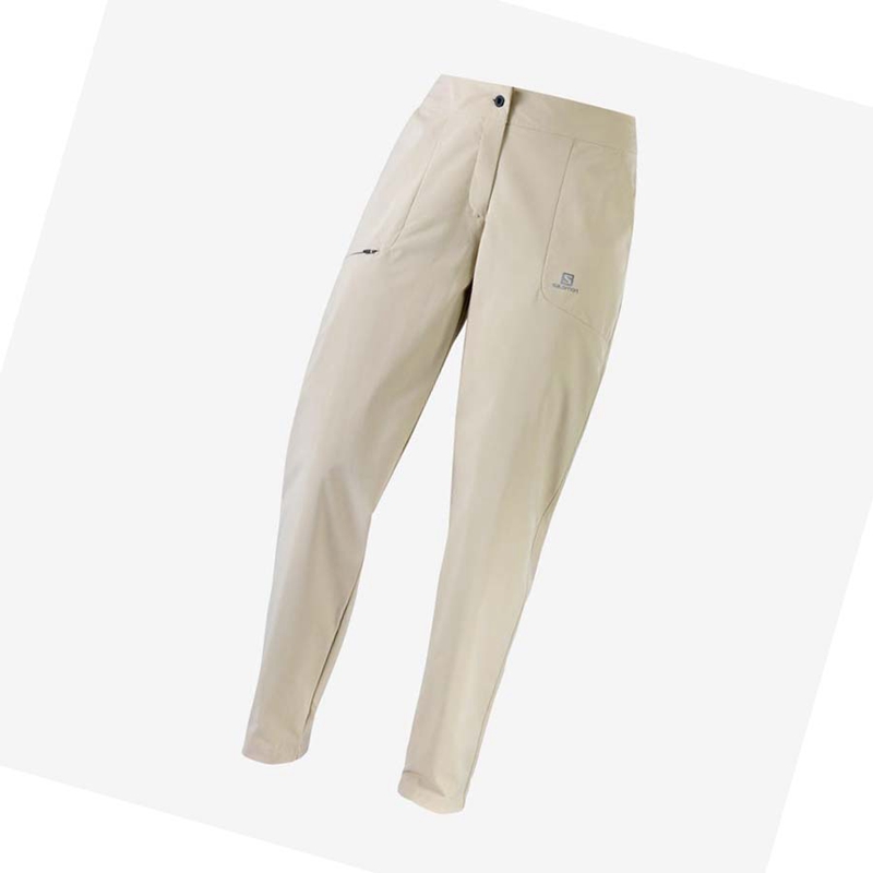 Women\'s Salomon WAYFARER CITY Pants White | 92504-NLZG