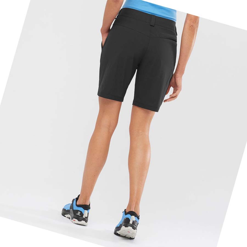 Women's Salomon WAYFARER Shorts Black | 52847-QFJR