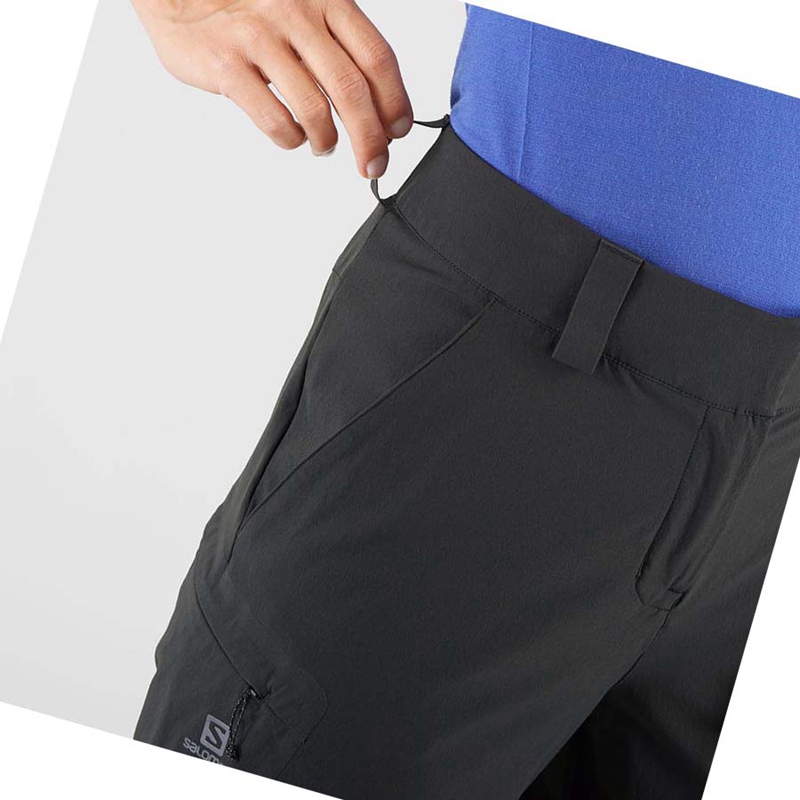 Women's Salomon WAYFARER Shorts Black | 52847-QFJR