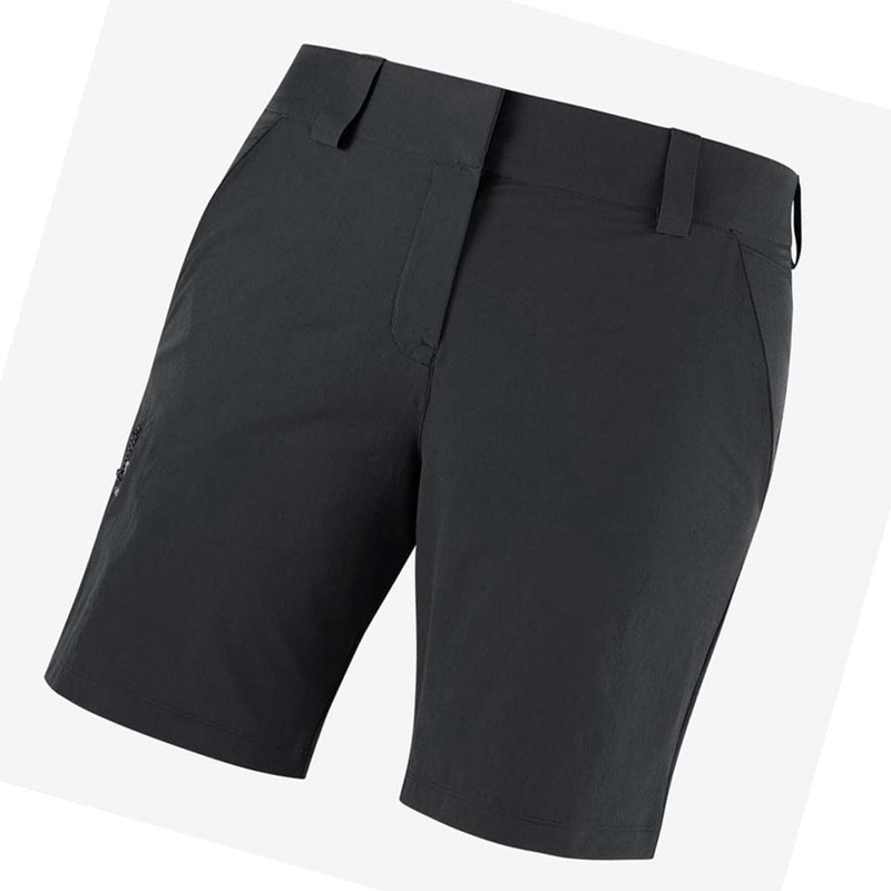 Women\'s Salomon WAYFARER Shorts Black | 52847-QFJR