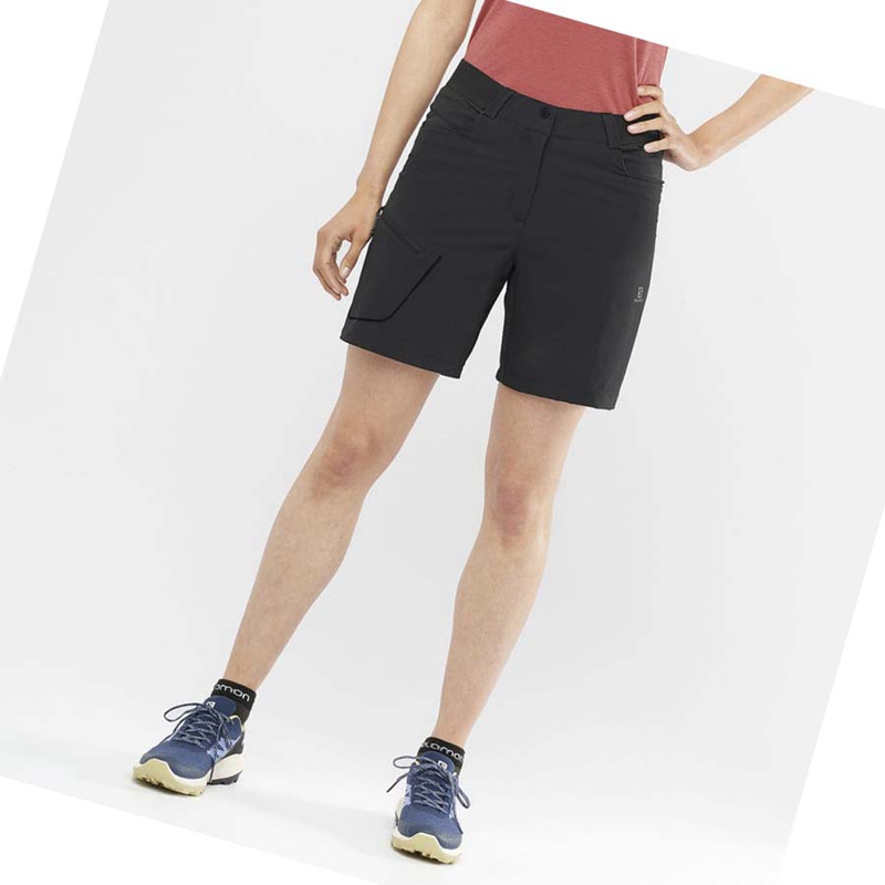 Women's Salomon WAYFARER Shorts Grey | 40816-HOFI