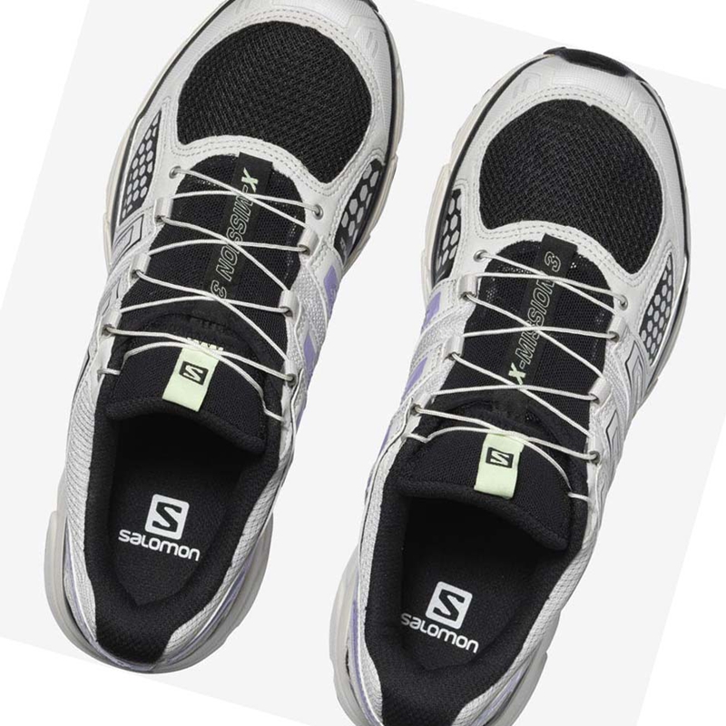 Women's Salomon X-MISSION 3 Sneakers Silver | 21406-YAGS