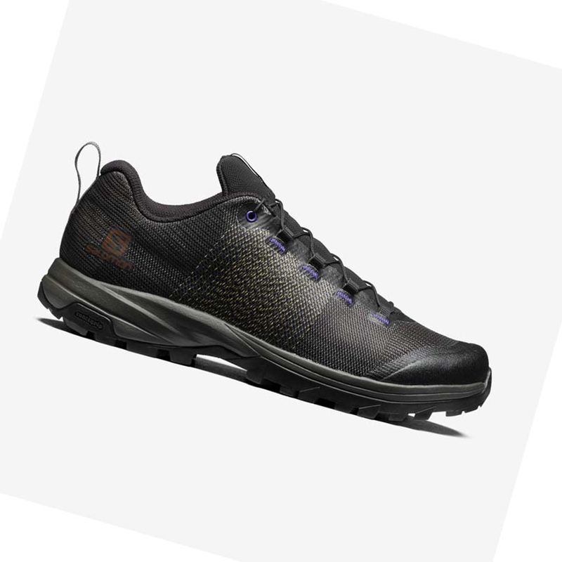 Men's Salomon OUTPRO MATRYX FOR THE BROKEN ARM Sneakers Black / Purple | 20618-PHVG