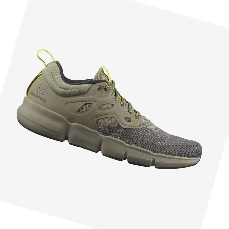 Men's Salomon PREDICT SOC 2 Running Shoes Olive | 65192-AKPH