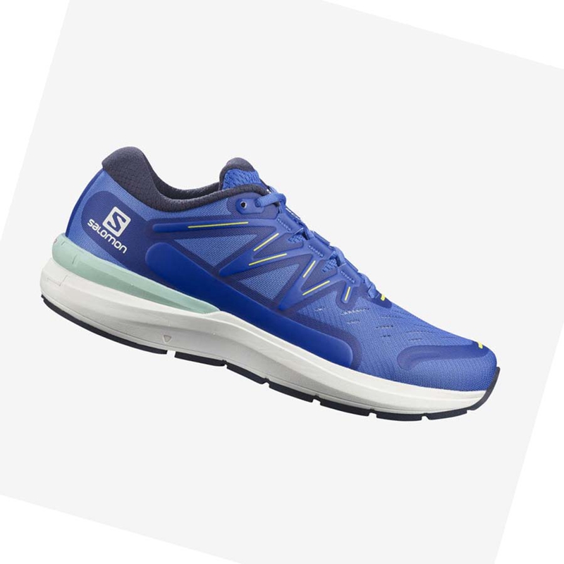 Men's Salomon SONIC 4 Confidence Running Shoes Blue | 51892-TXRY