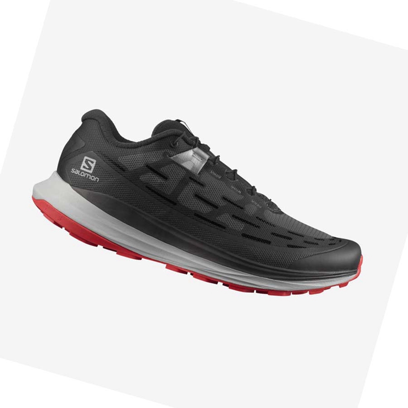 Men's Salomon ULTRA GLIDE Trail Running Shoes Black | 96102-RQYH