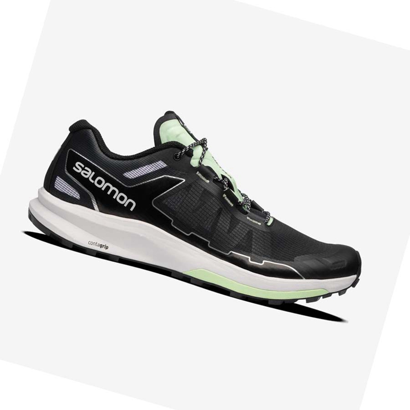 Men's Salomon ULTRA RAID Sneakers Black / Mint | 97258-RZTW