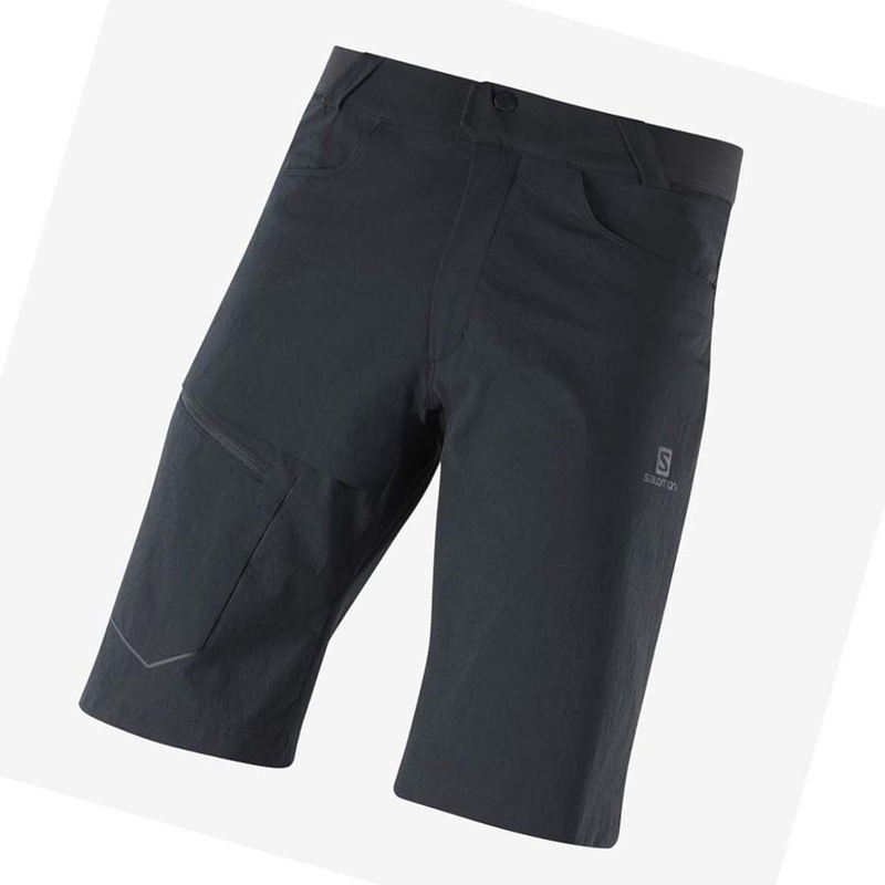 Men's Salomon WAYFARER Shorts Black | 39087-TLWJ